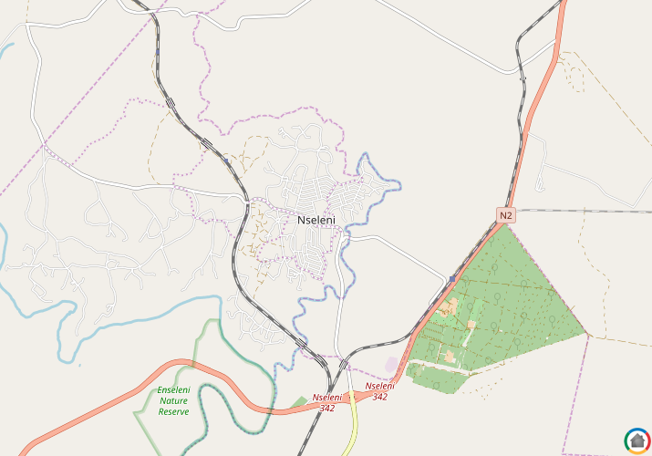 Map location of Nseleni A